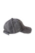 WASHED EMBROIDERY LOGO CAP -WASHED GRAY-